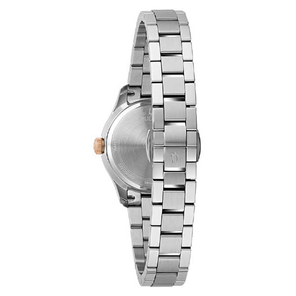 Bulova Silver Dial Classic Stainless Steel Women's Watch (98M136)