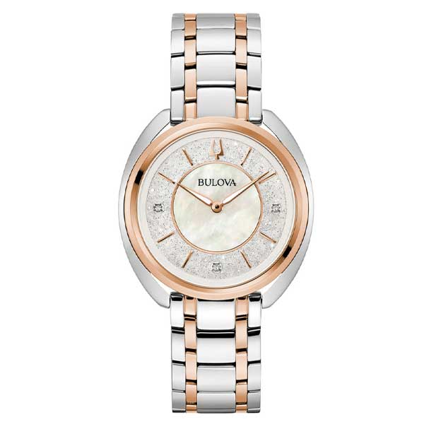 Bulova Silver Dial Classic Stainless Steel Women's Watch (98P219)