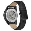 Bulova Skeleton Black Dial Automatic Stainless Steel Men's Watch (98A304)