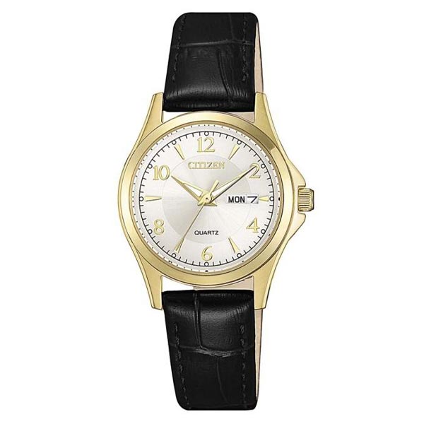 Citizen Dress Silver Dial Stainless Steel Women's Watch (EQ0593-26A)