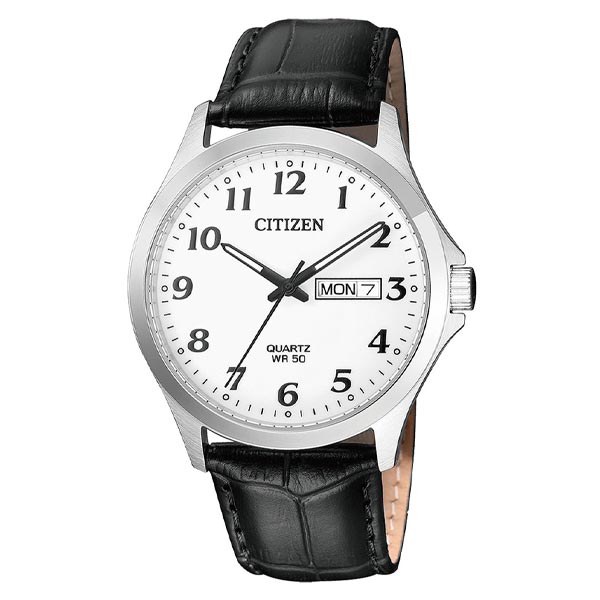 Citizen Dress White Dial Stainless Steel Men's Watch (BF5000-01A)