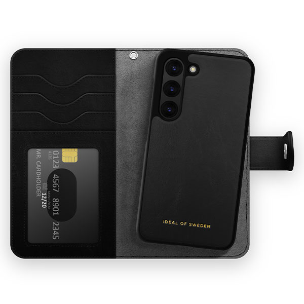 Ideal of Sweden Magnet Wallet+ Case (Suits Galaxy S23/S23+) - Black