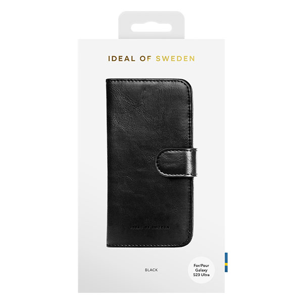 Ideal of Sweden Magnet Wallet+ Case (Suits Galaxy S23 Ultra) - Black