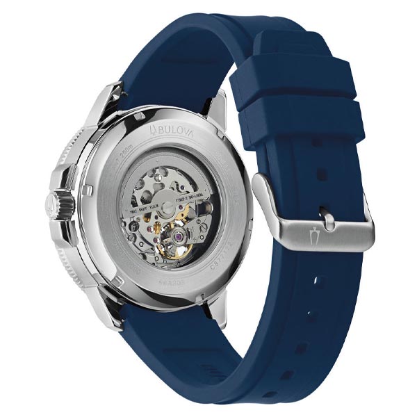 Bulova Marine Star Blue Dial Automatic Men's Watch (96A303)