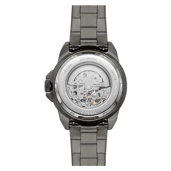 Fossil Bronson Automatic Smoke Stainless Steel Watch (ME3218)