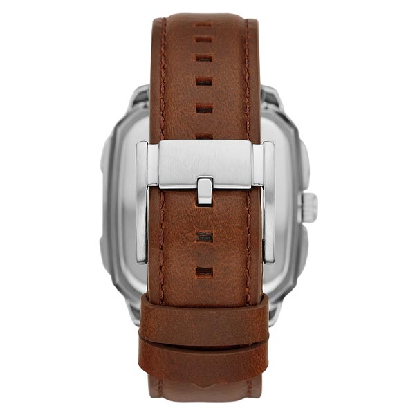 Fossil Inscription Automatic Brown Leather Watch (ME3202)