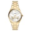Fossil Scarlette Three-Hand Gold-Tone Stainless Steel Watch (ES5262)