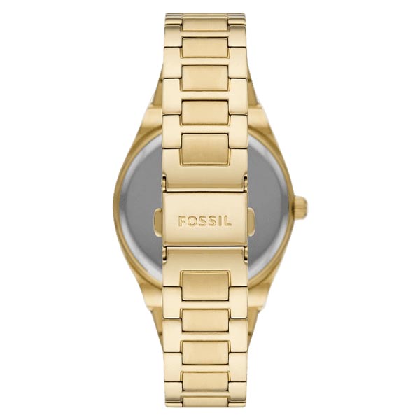 Fossil Scarlette Three-Hand Gold-Tone Stainless Steel Watch (ES5262)