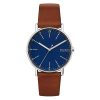 Skagen Signatur Medium Brown Leather Watch (SKW6355)