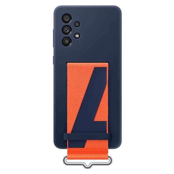 Samsung Silicone Cover with Strap - Navy