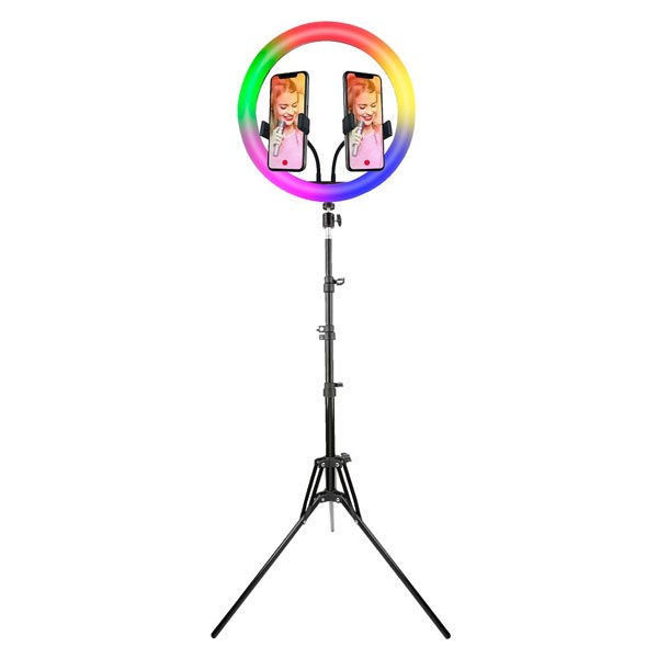 Vivitar 12" RGB LED Professional Ring Light - Black