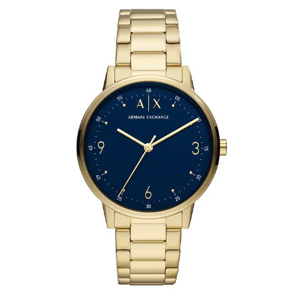 Armani Exchange Cayde Gold and Blue Men's Watch (AX2749)