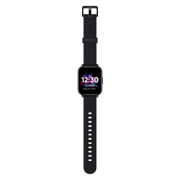 DIZO Watch 2 Waterproof with Heart Rate Monitor - Black