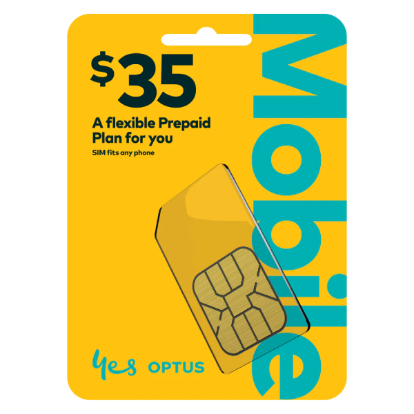 Optus Prepaid Flex Plus Simcard $35 - POP Phones, Australia