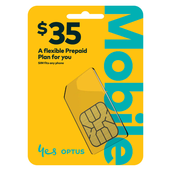 Optus Prepaid Flex Plus Simcard  $35 - Pop Phones, Australia