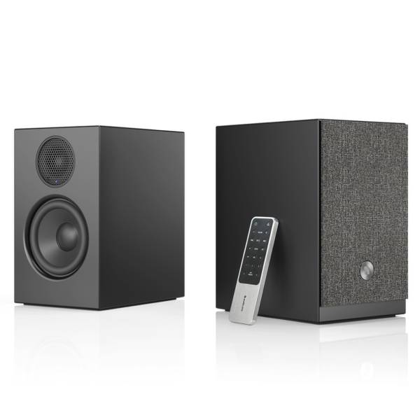 Audio Pro A28 Wi-Fi Wireless Multiroom Home Entertainment Stereo Bookshelf Speakers - Black
