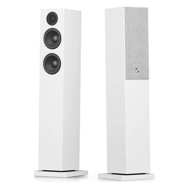 Audio Pro A38 Wi-Fi Wireless Multiroom Home Entertainment Stereo Bookshelf Speakers - White