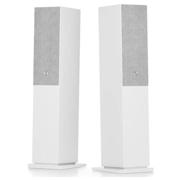 Audio Pro A48 Wi-Fi Wireless Multiroom Home Entertainment Stereo Floorstanding Speakers - White