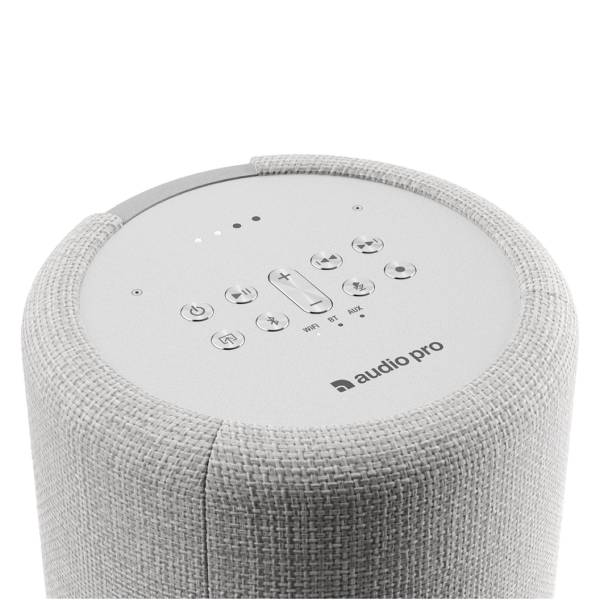Audio Pro G10 Compact Wi-Fi Wireless Multiroom Smart Speaker - Light Grey
