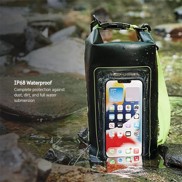 Pelican Marine Water Resistant for 2L Dry Bag - Black/Neon Yellow