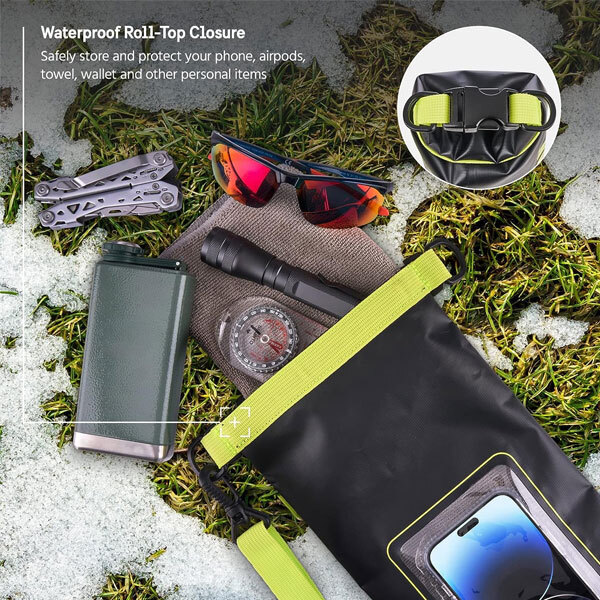 Pelican Marine Water Resistant for 2L Dry Bag - Black/Neon Yellow