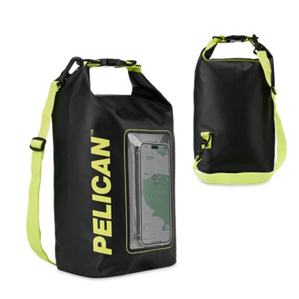 Pelican Marine Water Resistant for 5L Dry Bag - Black/Neon Yellow - Pop Phones, Australia