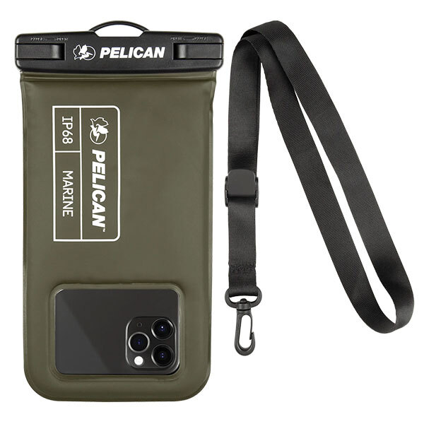 Pelican Waterproof Marine Floating Pouch - Olive Green