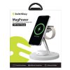 SwitchEasy MagPower 4-in-1 Magnetic Wireless Charging Stand - White