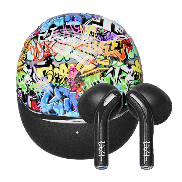 Teenage Mutant Ninja Turtles Graffiti TWS Earbuds - Black - POP Phones, Australia