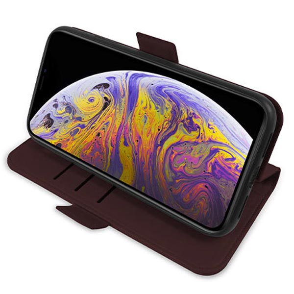 2-in-1 Magnetic Folio Case - Red Wine