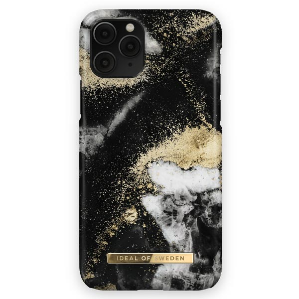Ideal Of Sweden Fashion Case (Suits iPhone 11/XR) - Black Galaxy Marble