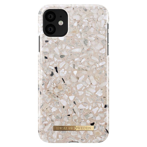 Ideal Of Sweden Fashion Case (Suits iPhone 11/XR) - Greige Terazzo