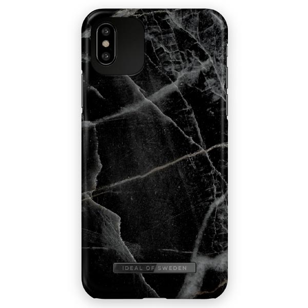 Ideal Of Sweden Fashion Case (Suits iPhone XS Max) - Black Marble