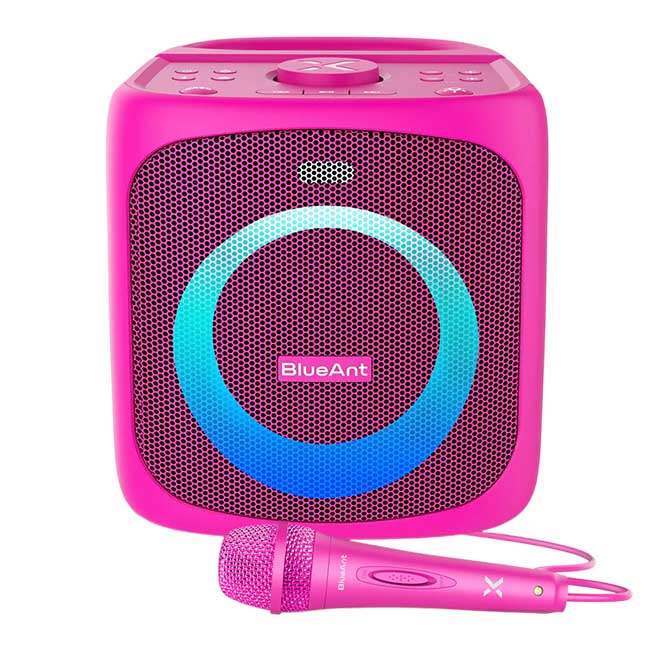 BlueAnt X4 Portable 50W Bluetooth Party Speaker - Pink - Pop Phones, Australia