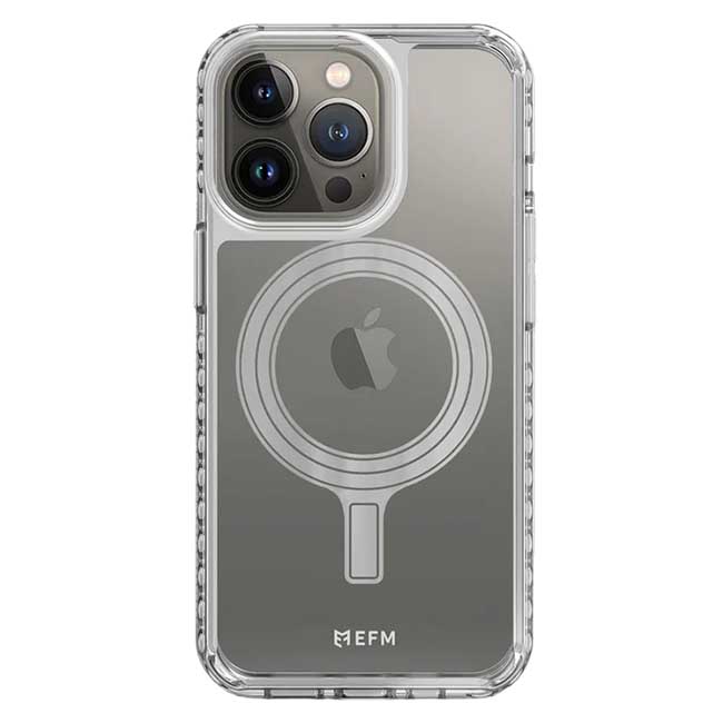 EFM Zurich Flux Armour MagSafe (Suits iPhone 13 Pro) - Frost Clear - Pop Phones, Australia