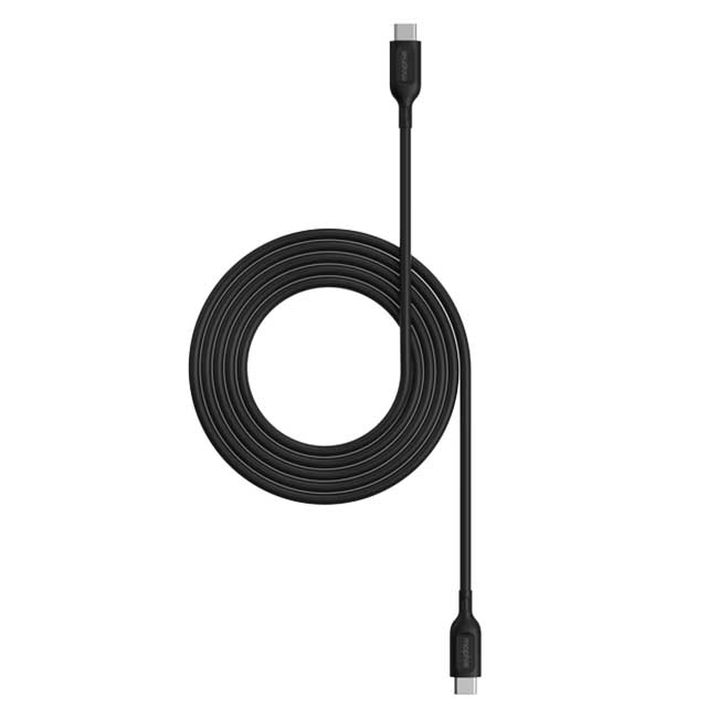 Mophie Essential USB-C to USB-C Cable 2M - Black - Pop Phones, Australia