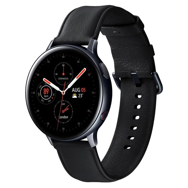 Samsung Galaxy Active 2 44mm LTE Stainless Steel Watch - Black