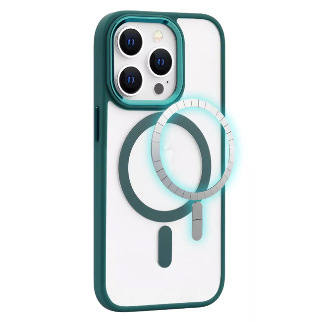 Soka-Hard-MagSafe-Case-Suits-iPhone-14-Pro-Green-3