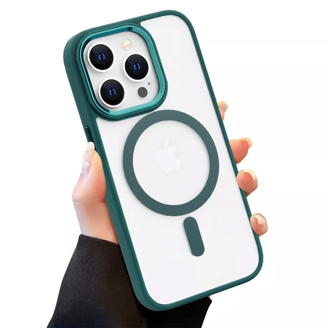 Soka-Hard-MagSafe-Case-Suits-iPhone-14-Pro-Green-4