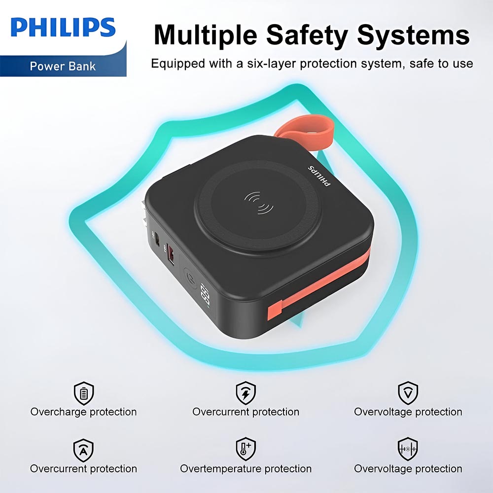 PHILIPS-Power-Bank-Wireless-10000mAh-20W-Travel-Charger-USB-C-AU-EU-UK-Black-3