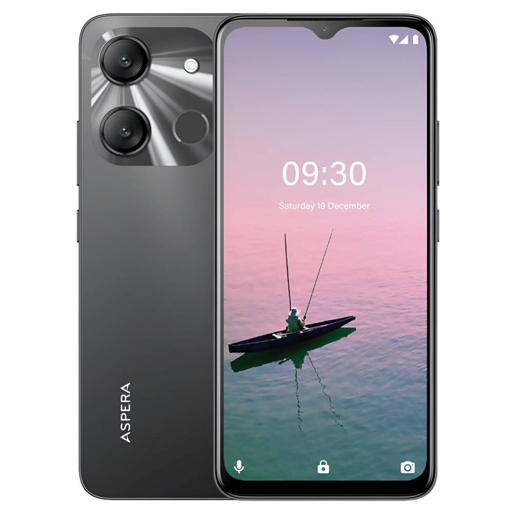 Aspera Nitro 2 (Dual Sim, 6.6-inch, 3GB RAM+64GB Storage) – Black - Pop Phones, Australia