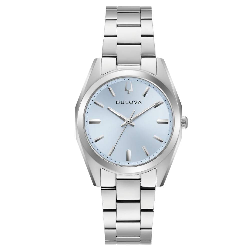Bulova Classic Surveyor Blue Dial Women’s Watch (96L346) - Pop Phones, Australia