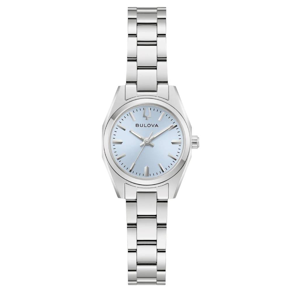 Bulova Surveyor Mini Light Blue Dial Women’s Watch (96L345) - Pop Phones, Australia