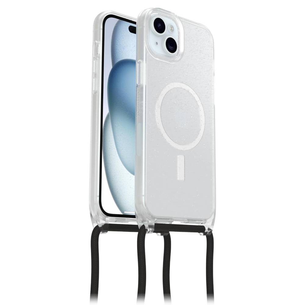 OtterBox React Necklace Lanyard Strap MagSafe Case (Suits iPhone 15 Plus/ 14 Plus) – Stardust - Pop Phones, Australia