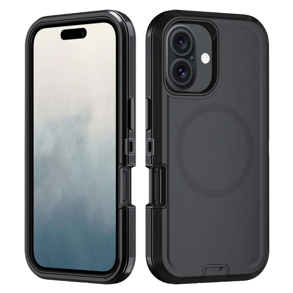 Soka Rugged Phone MagSafe Case (Suits iPhone 17) – Black - Pop Phones, Australia