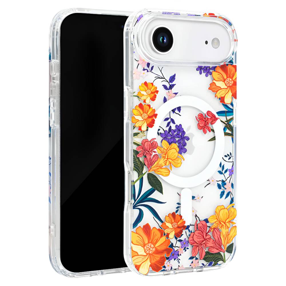 Soka Flower MagSafe Case (Suits iPhone 17 Air) – Colorful Flower - Pop Phones, Australia