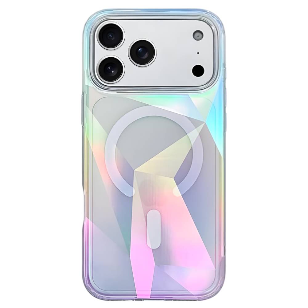 Soka Holographic MagSafe Case (Suits iPhone 17 Pro Max) – Iridescent - Pop Phones, Australia