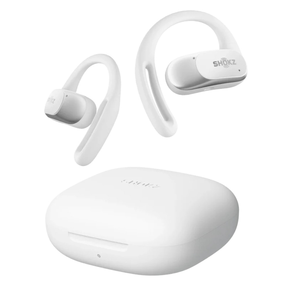 SHOKZ OpenFit Air Open-Ear Wireless Earbuds – White - Pop Phones, Australia