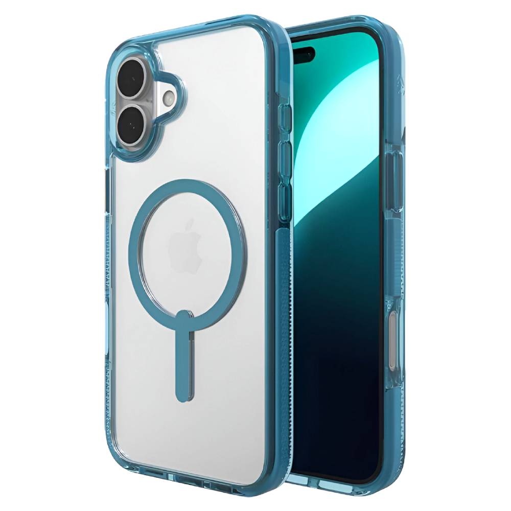 ZAGG Santa Cruz Snap MagSafe Case (Suits iPhone 16) – Retro Blue - Pop Phones, Australia
