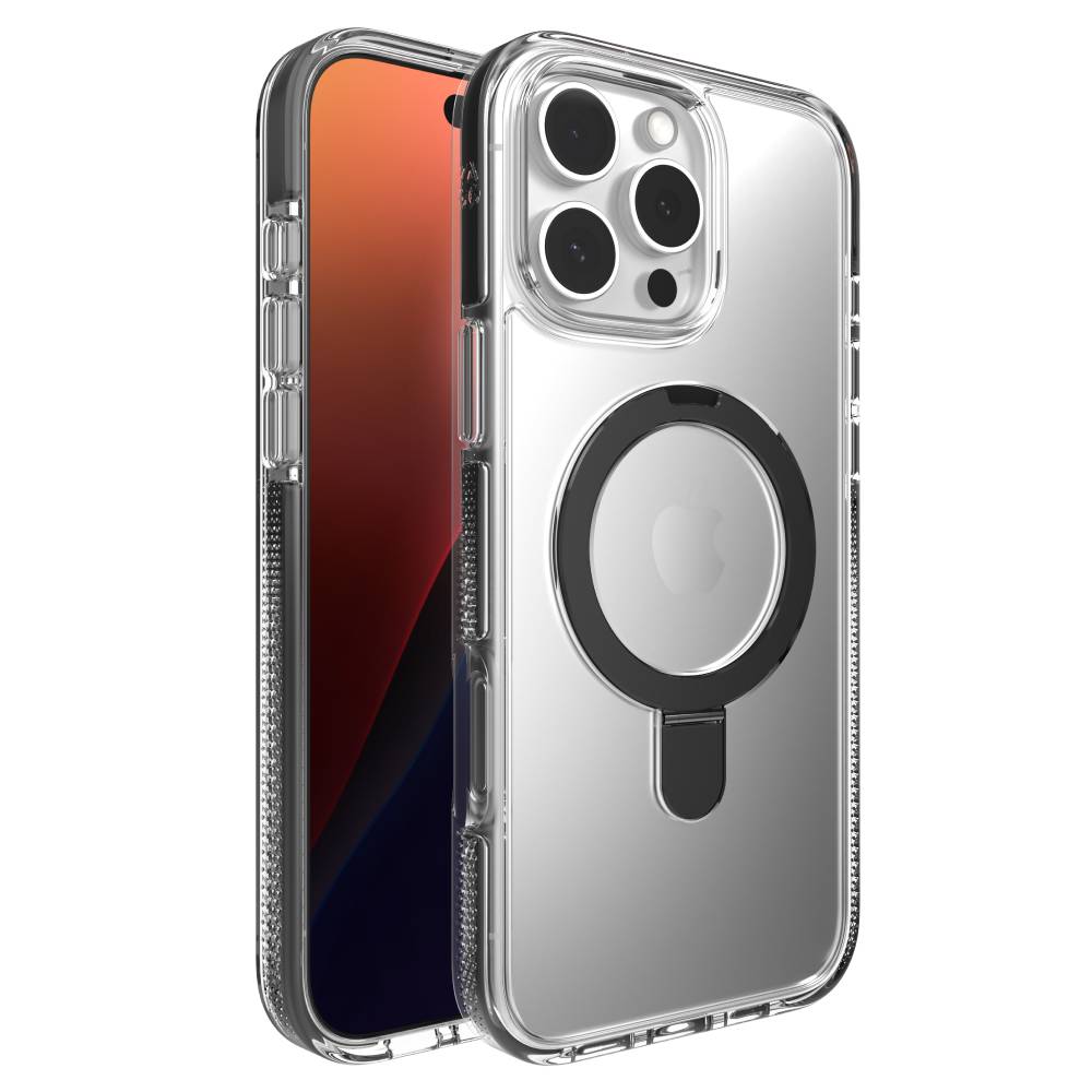 ZAGG Santa Cruz Snap Ring Stand Case (Suits iPhone 16 Pro Max) – Clear - Pop Phones, Australia